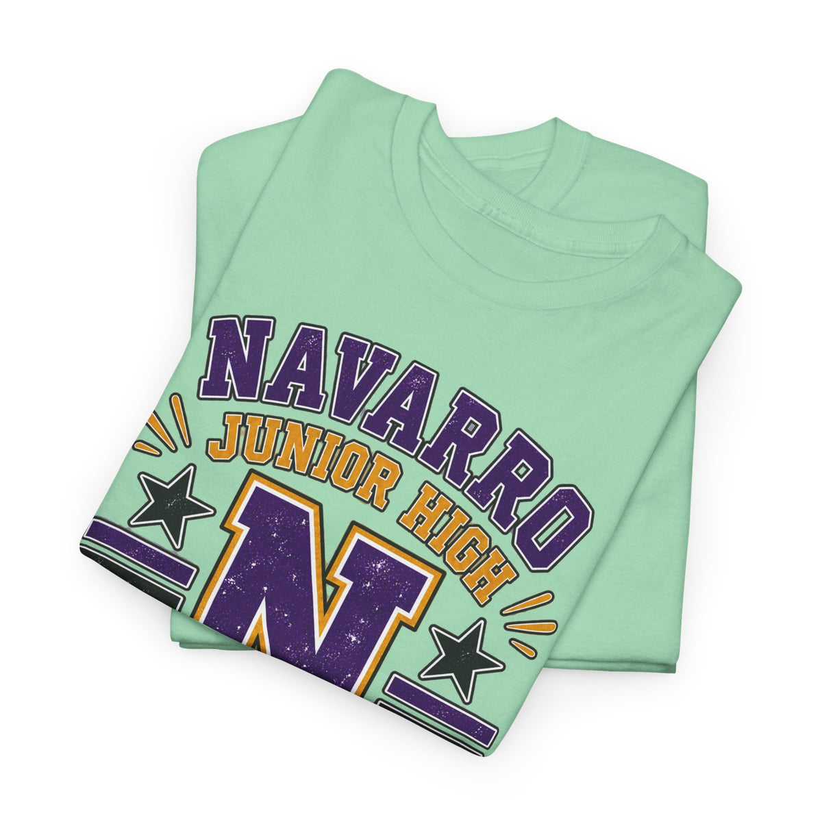 Navarro Junior High Panthers T-Shirt – School Spirit Tee with Purple & Gold Mascot Design