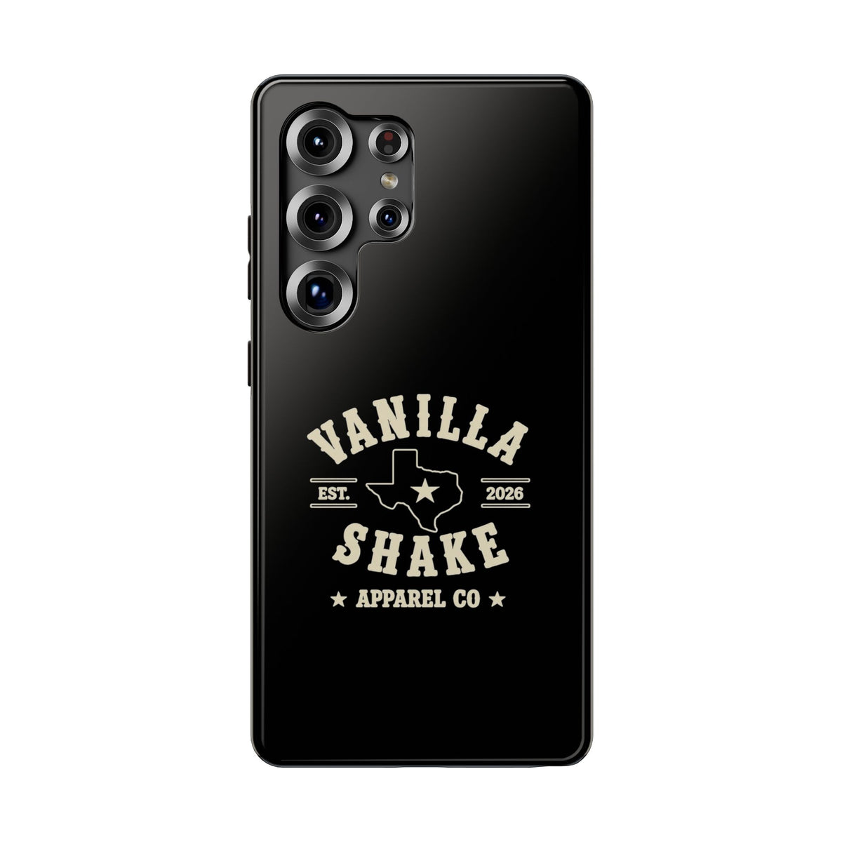Black w/Ivory Logo lmpact-Resistant Phone Cases
