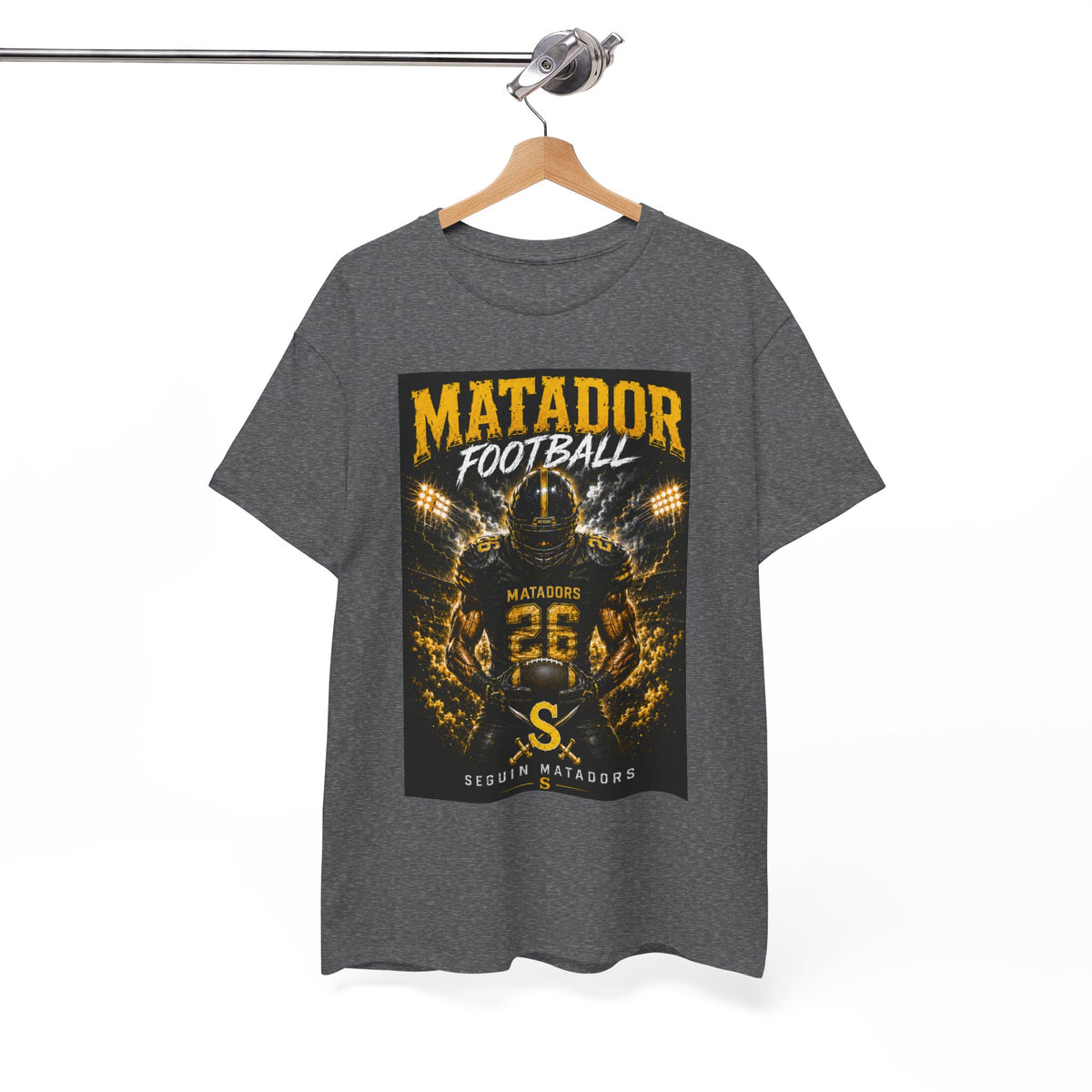 Matador Football Team Tee — Vintage Helmet Graphic Jersey Shirt