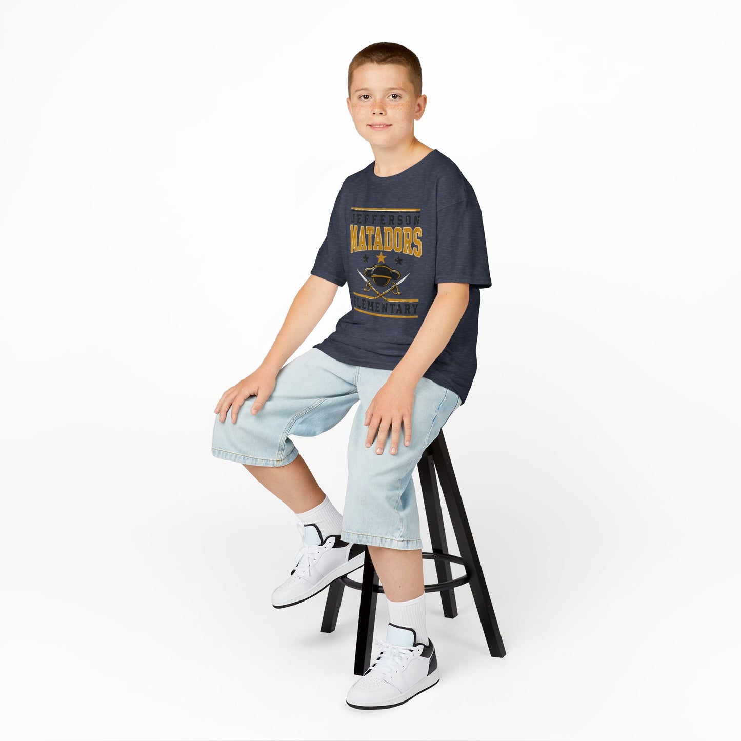 Jefferson Matadors Elementary Kids T-Shirt — School Spirit Tee
