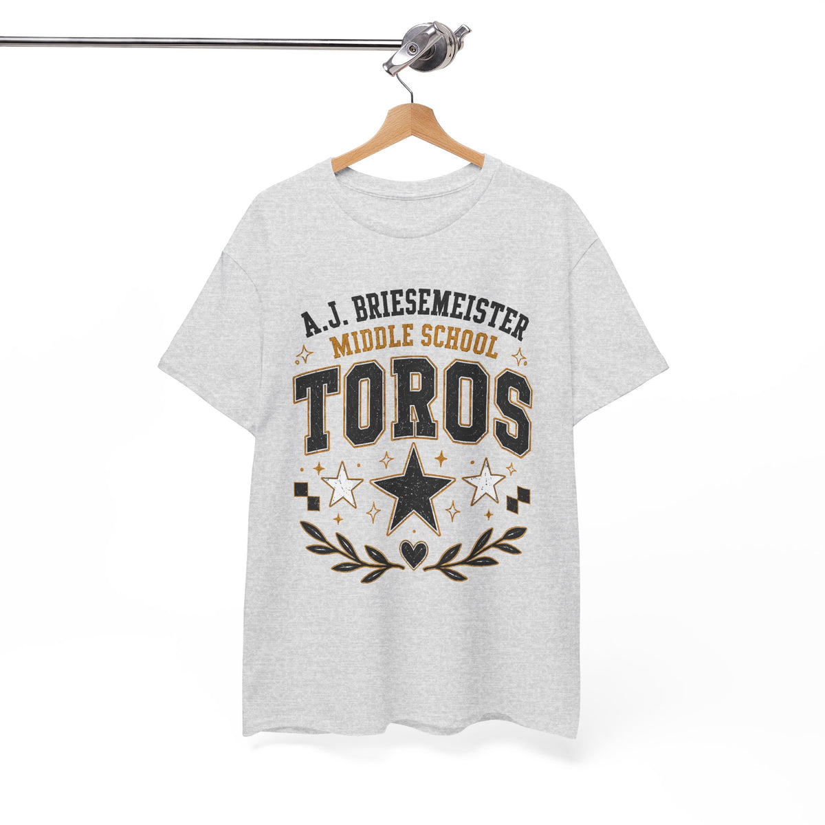 Toros Middle School Tee – A.J. Briesmeister School Spirit Shirt