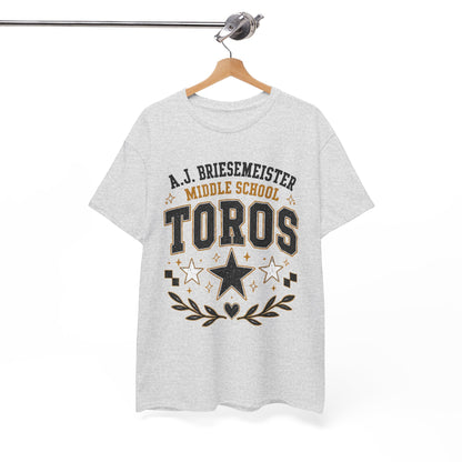 Toros Middle School Tee – A.J. Briesmeister School Spirit Shirt