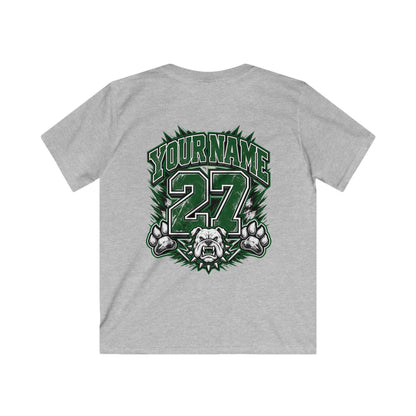 Marion Bulldogs Kids T‑Shirt — Custom Name & Number Youth Football Tee