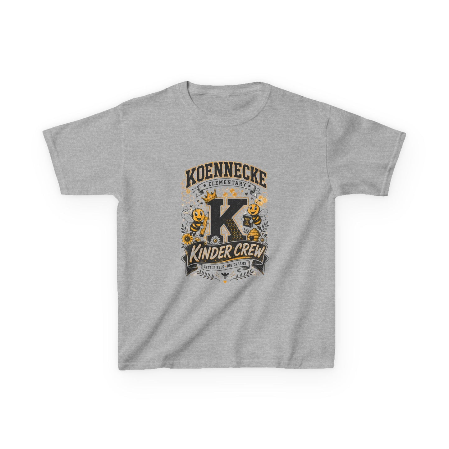 Kinder Crew Kids T-Shirt — 'Koennecke Kinder Crew' School Spirit Tee