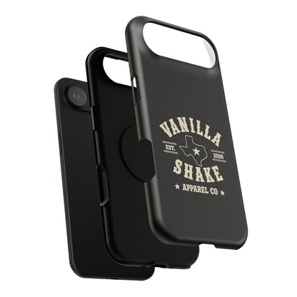 Black w/Ivory Logo lmpact-Resistant Phone Cases