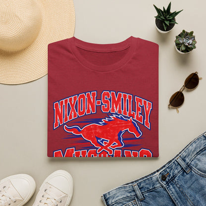 Mustang Dad T‑Shirt — Nixon‑Smiley High School Spirit Tee