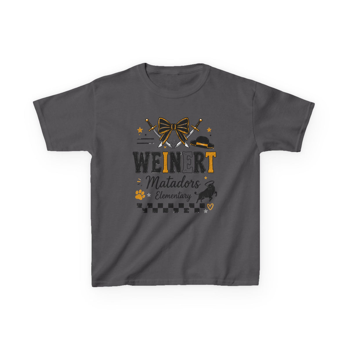 Matadors Elementary Kids T‑Shirt – 'Weinert' School Spirit Tee