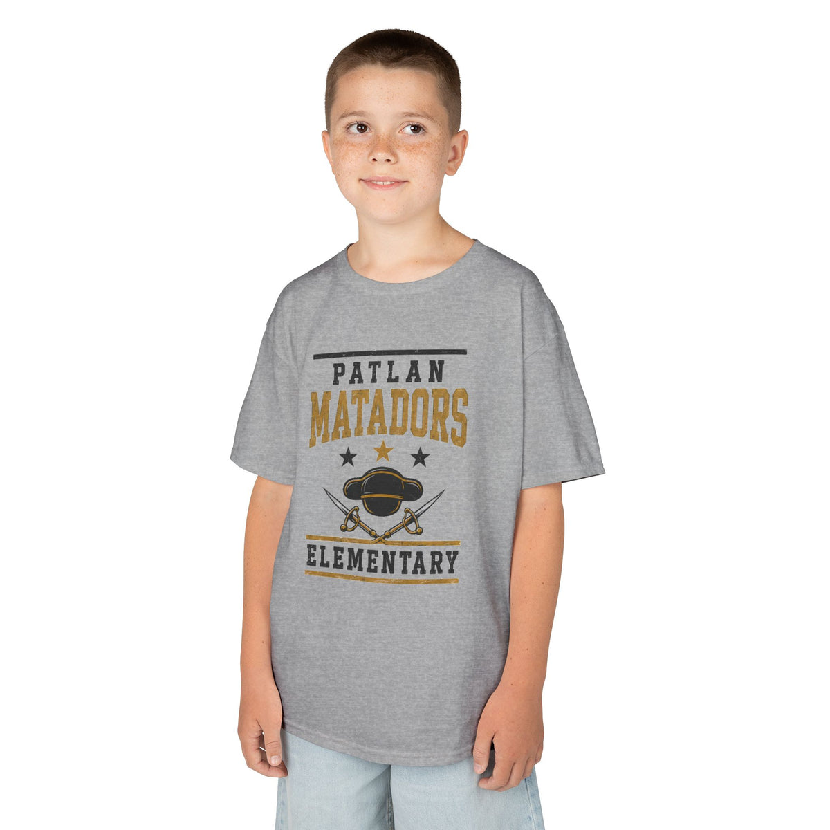 Patlan Matadors Elementary Kids T‑Shirt — School Spirit Tee