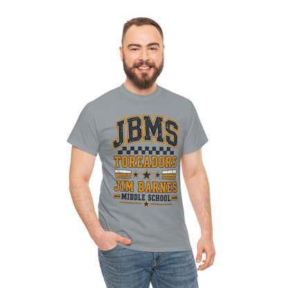 Jim Barnes Middle School Toreadors Tee — JBMS School Spirit T-Shirt