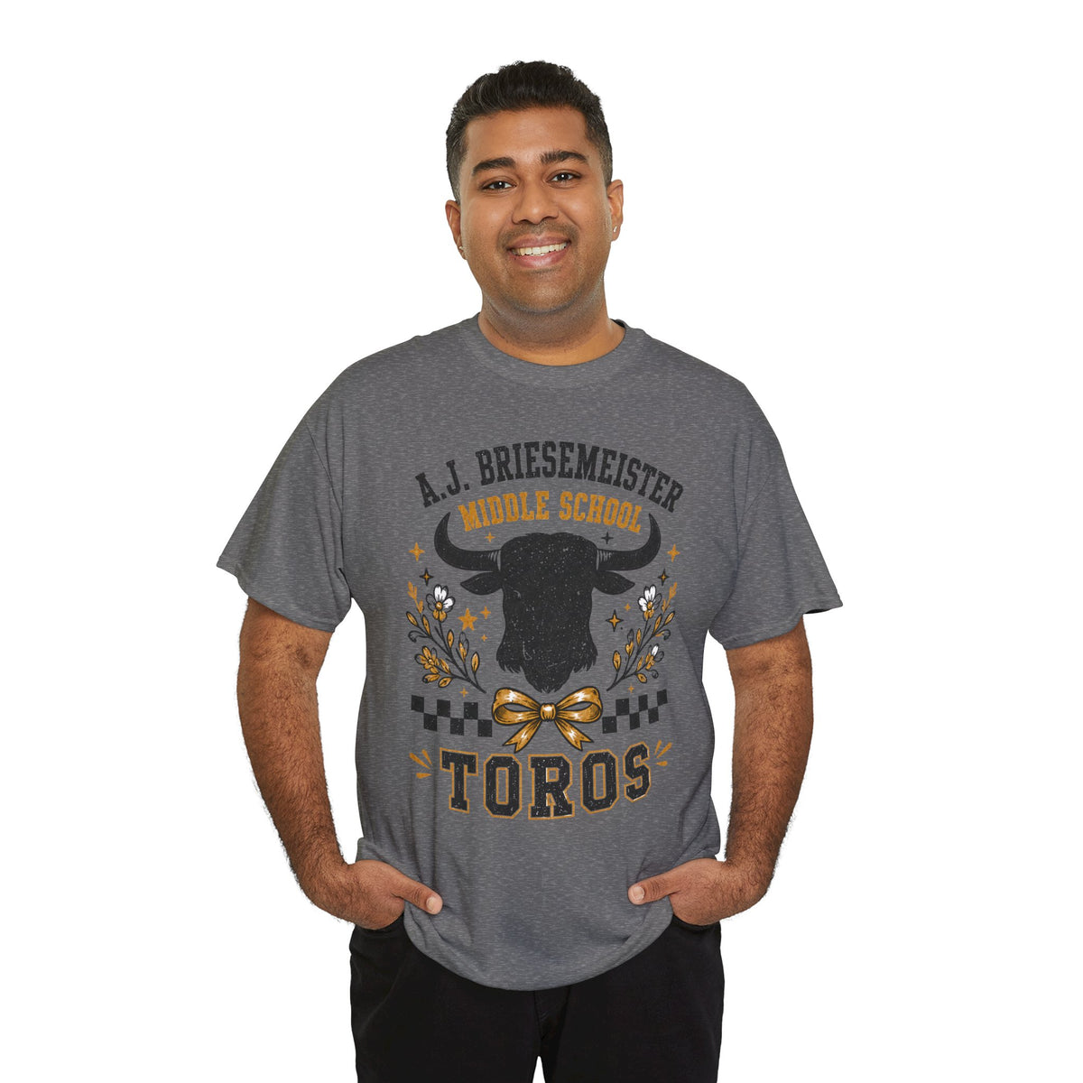 Toros Middle School Tee — A.J. Briesemeister School Spirit T-Shirt