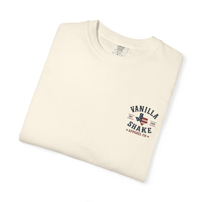Mr. & Mrs. Shake 4th of July Unisex Garment-Dyed T-shirt