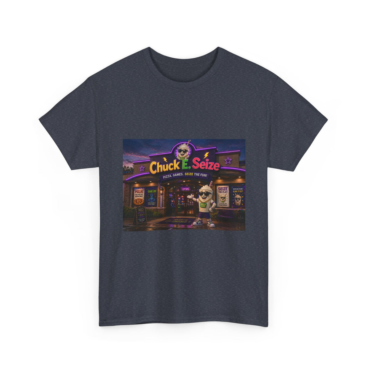 Chuck E. Seize Arcade Night T‑Shirt