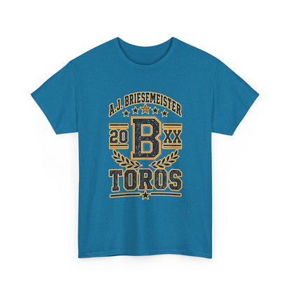 Toros Sports Crest Tee — A.J. Briesemeister Vintage Athletic Shirt