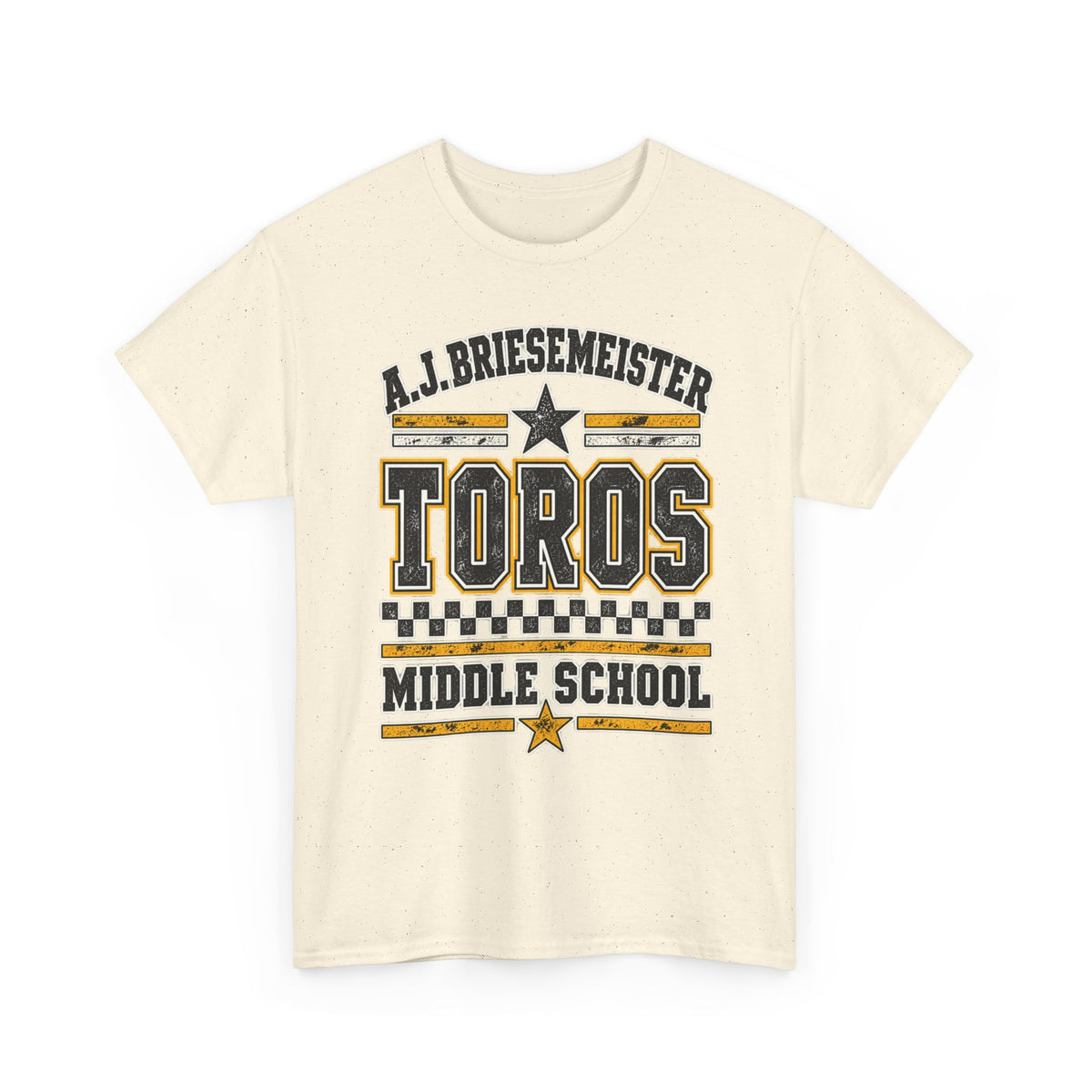 Toros Middle School Tee — A.J. Briesemeister School Spirit T-Shirt