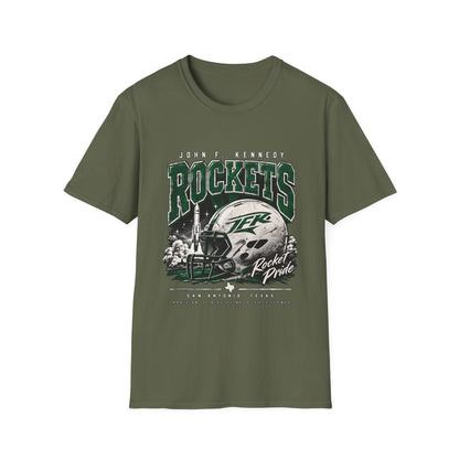 Rockets Vintage Graphic T-Shirt — John F. Kennedy Space Team Tee