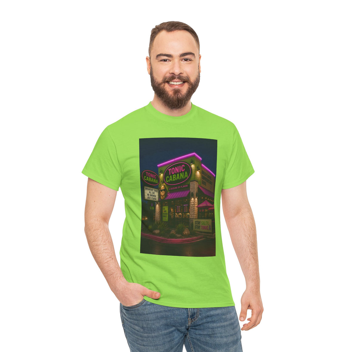 T-Shirt — Neon Tonic Cabana Nightclub Graphic Tee
