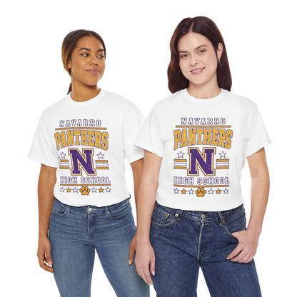 Navarro Panthers High School Tee — Retro Letterman N Design