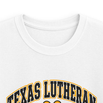 Texas Lutheran Bulldogs Kids T-Shirt — Floral Mascot Youth Tee