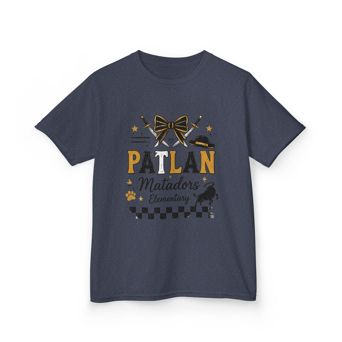 Patlan Matadors Elementary Kids T-Shirt — School Spirit Tee