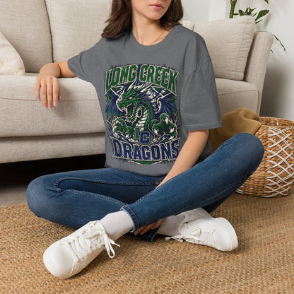 Long Creek Dragons T-Shirt — Vintage Green Dragon School Spirit Tee