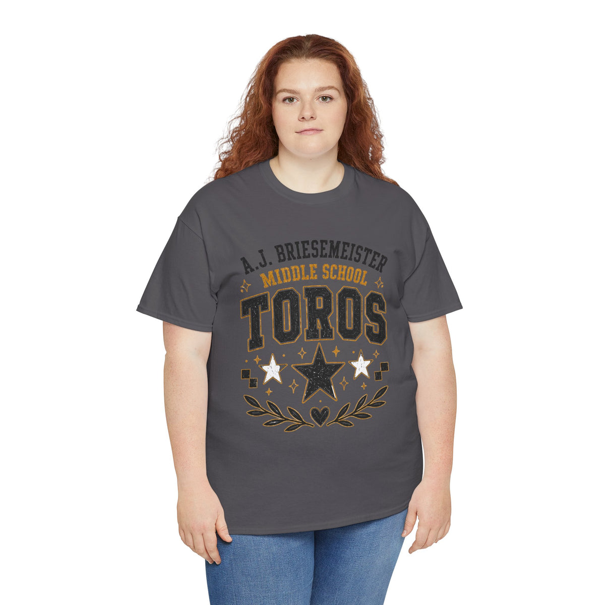 Toros Middle School Tee – A.J. Briesmeister School Spirit Shirt