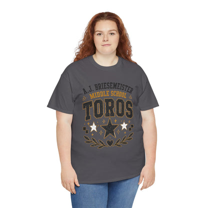 Toros Middle School Tee – A.J. Briesmeister School Spirit Shirt