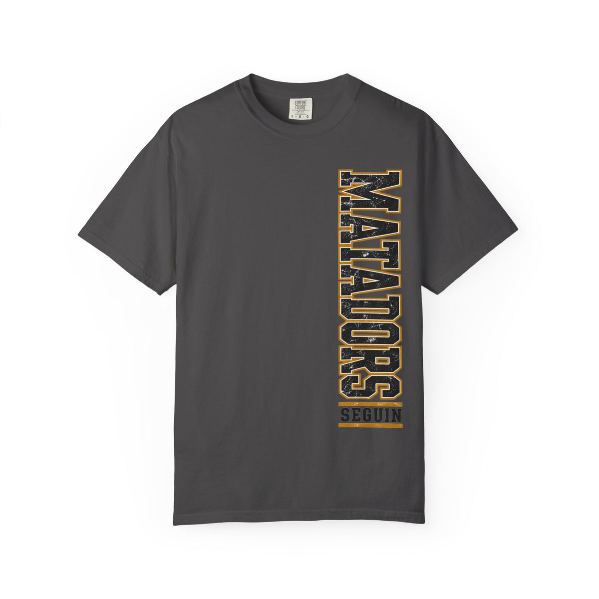 Matadors Seguin Vertical Logo T‑Shirt — Wilson 23 Back Jersey Tee