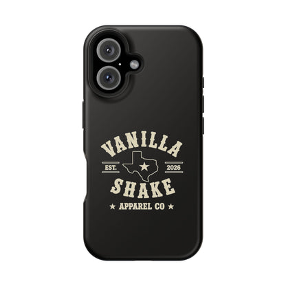Black w/Ivory Logo lmpact-Resistant Phone Cases