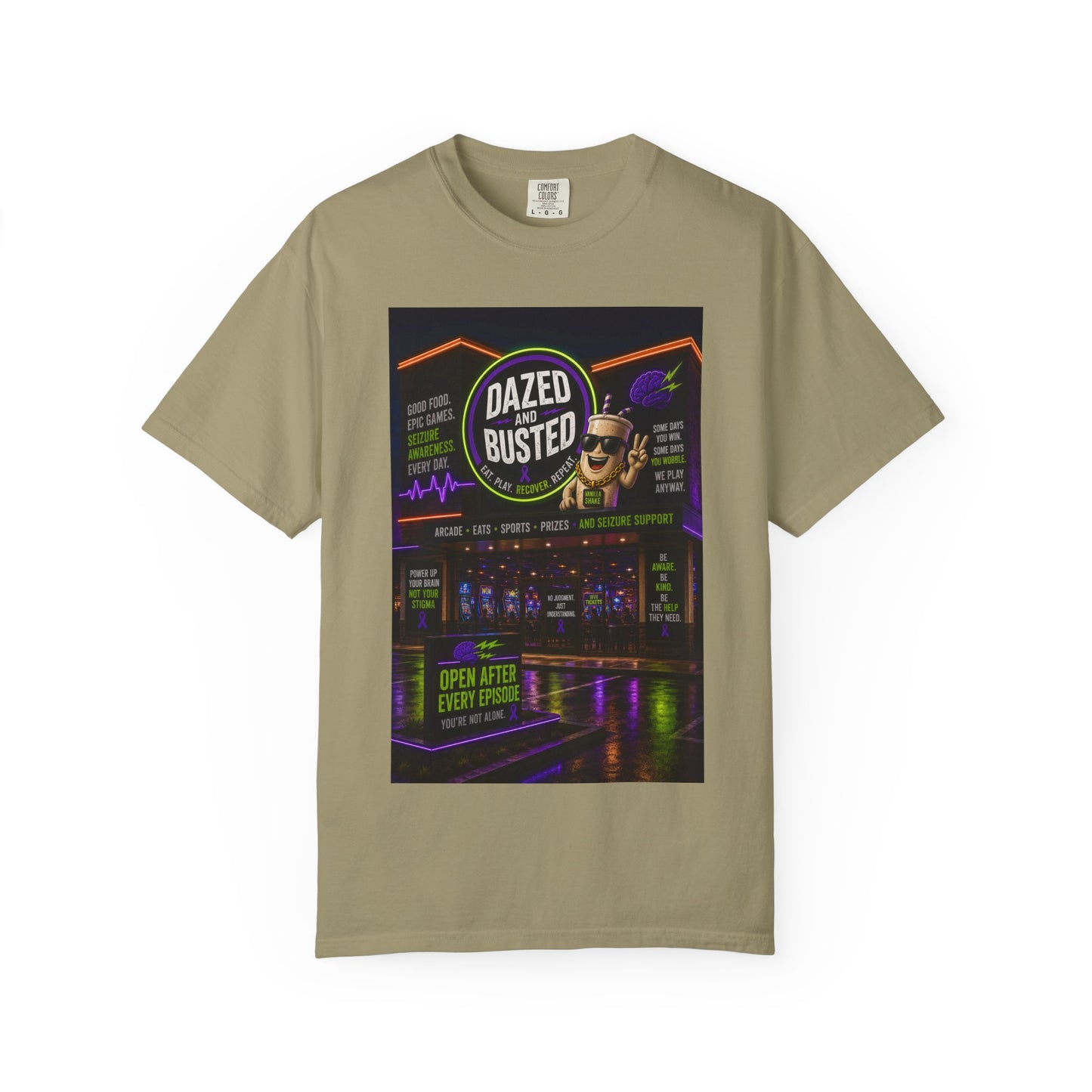 Dazed & Busted Neon Arcade T-Shirt