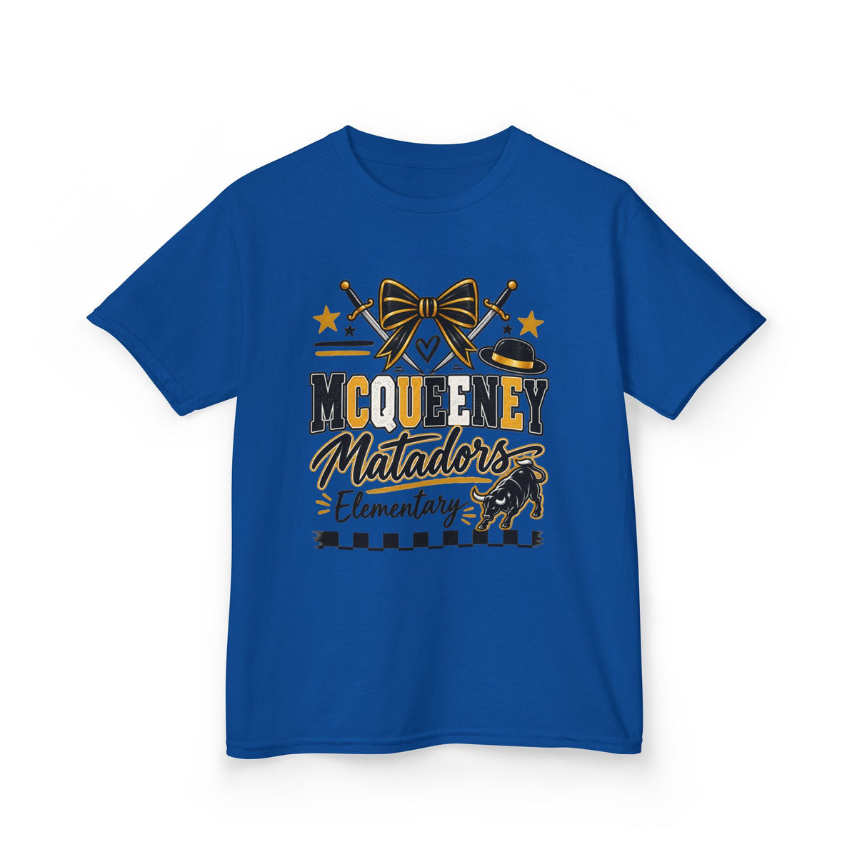 Kids Tee — McQueeny Matadors Elementary School Spirit Shirt