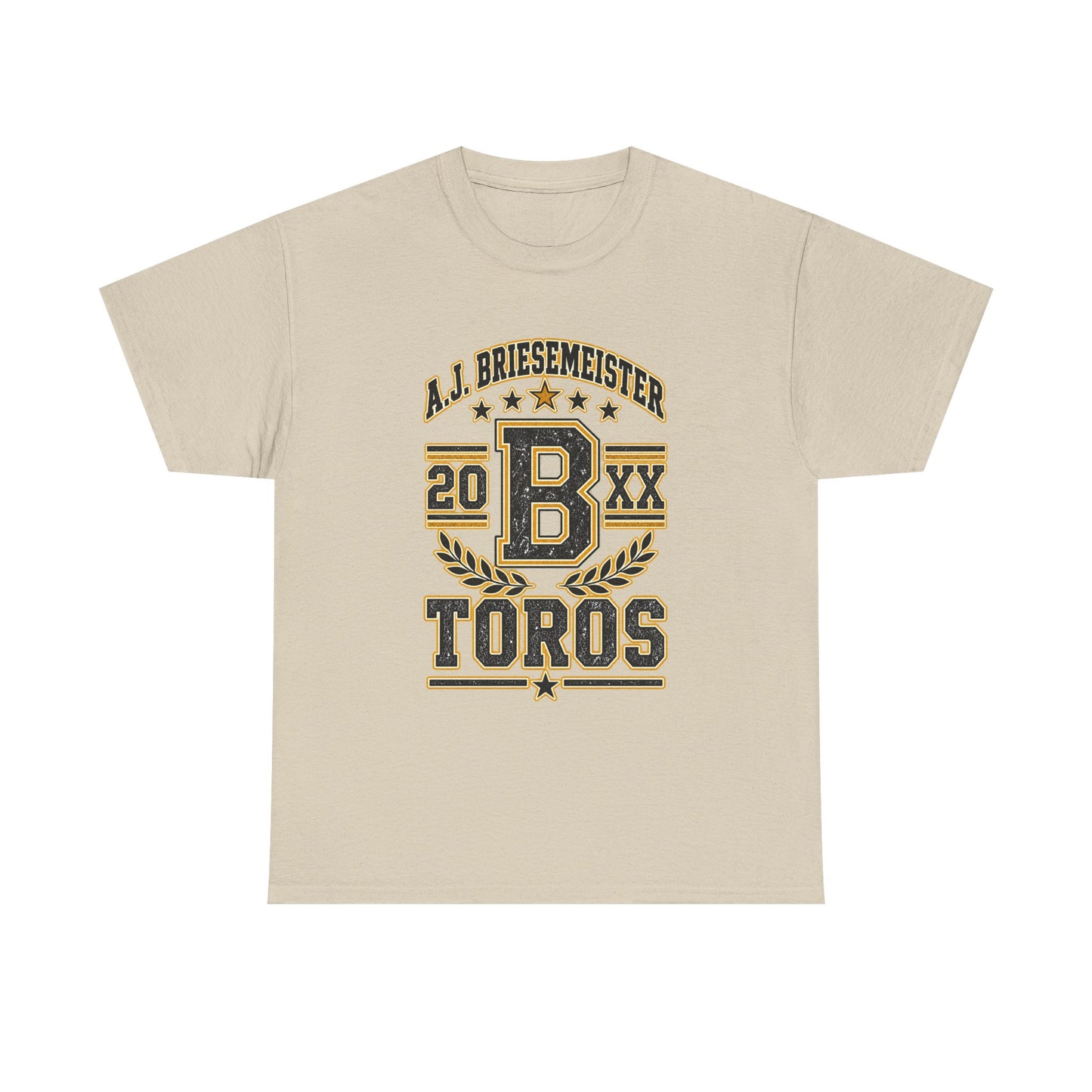 Toros Sports Crest Tee — A.J. Briesemeister Vintage Athletic Shirt