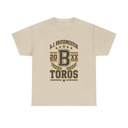 Toros Sports Crest Tee — A.J. Briesemeister Vintage Athletic Shirt