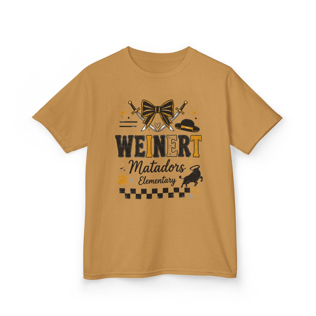 Matadors Elementary Kids T‑Shirt – 'Weinert' School Spirit Tee