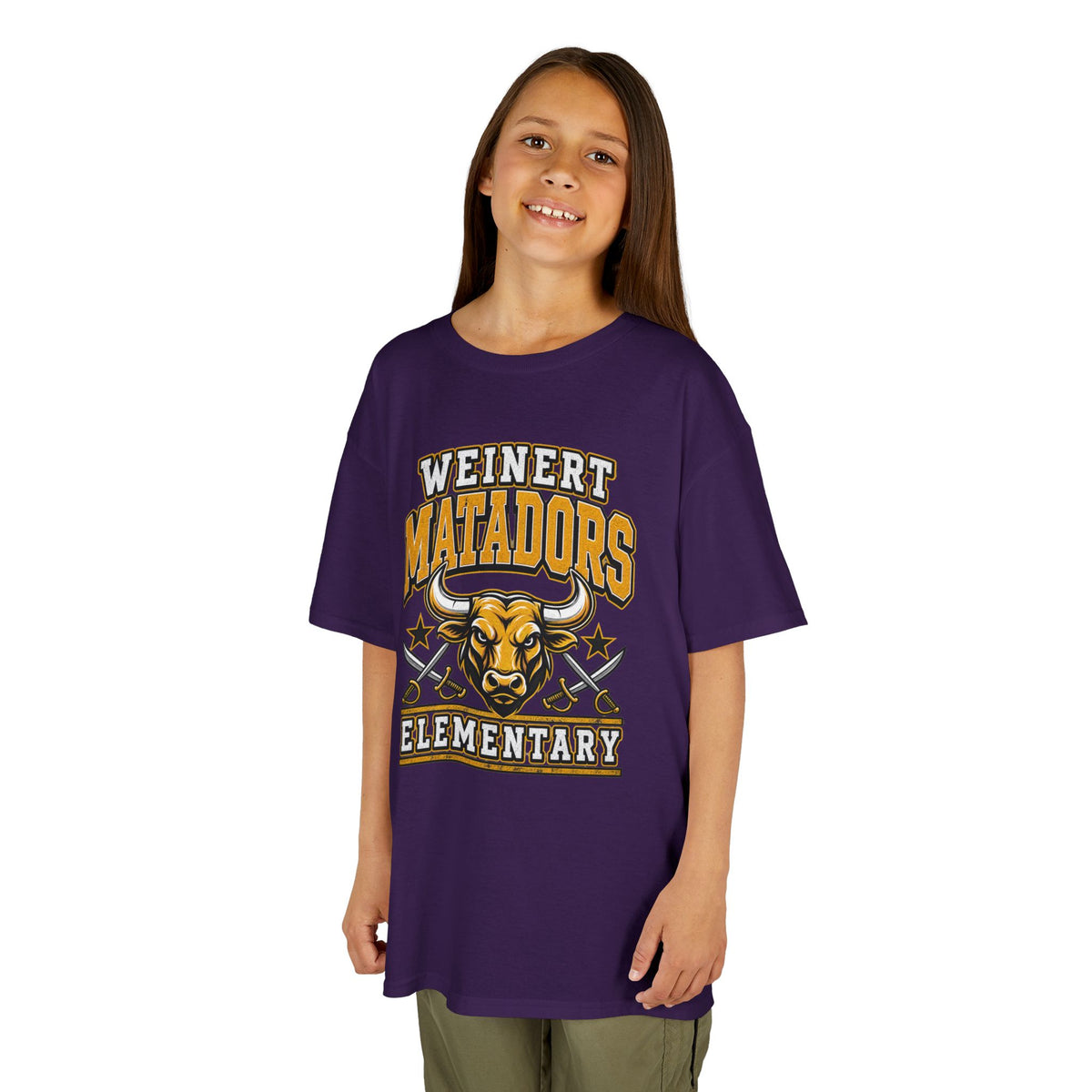 Weinert Matadors Elementary Kids T-Shirt — School Mascot Tee