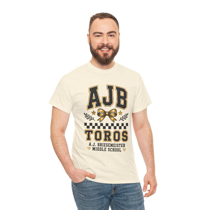 AJB Toros Middle School T-Shirt — AJ Bresemeister School Spirit Tee