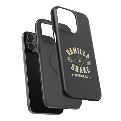 Black w/Ivory Logo lmpact-Resistant Phone Cases