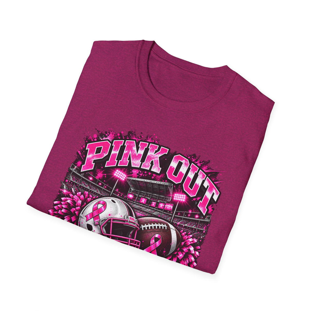 Pink Out Matadors Football T-Shirt — Breast Cancer Awareness Game Tee