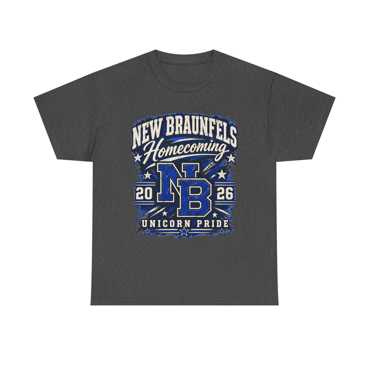 New Braunfels Homecoming 2026 T-Shirt — NB Unicorn Pride School Spirit Tee