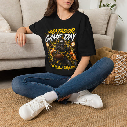 Matador Game Day Football T-Shirt — Seguin Matadors Fan Tee