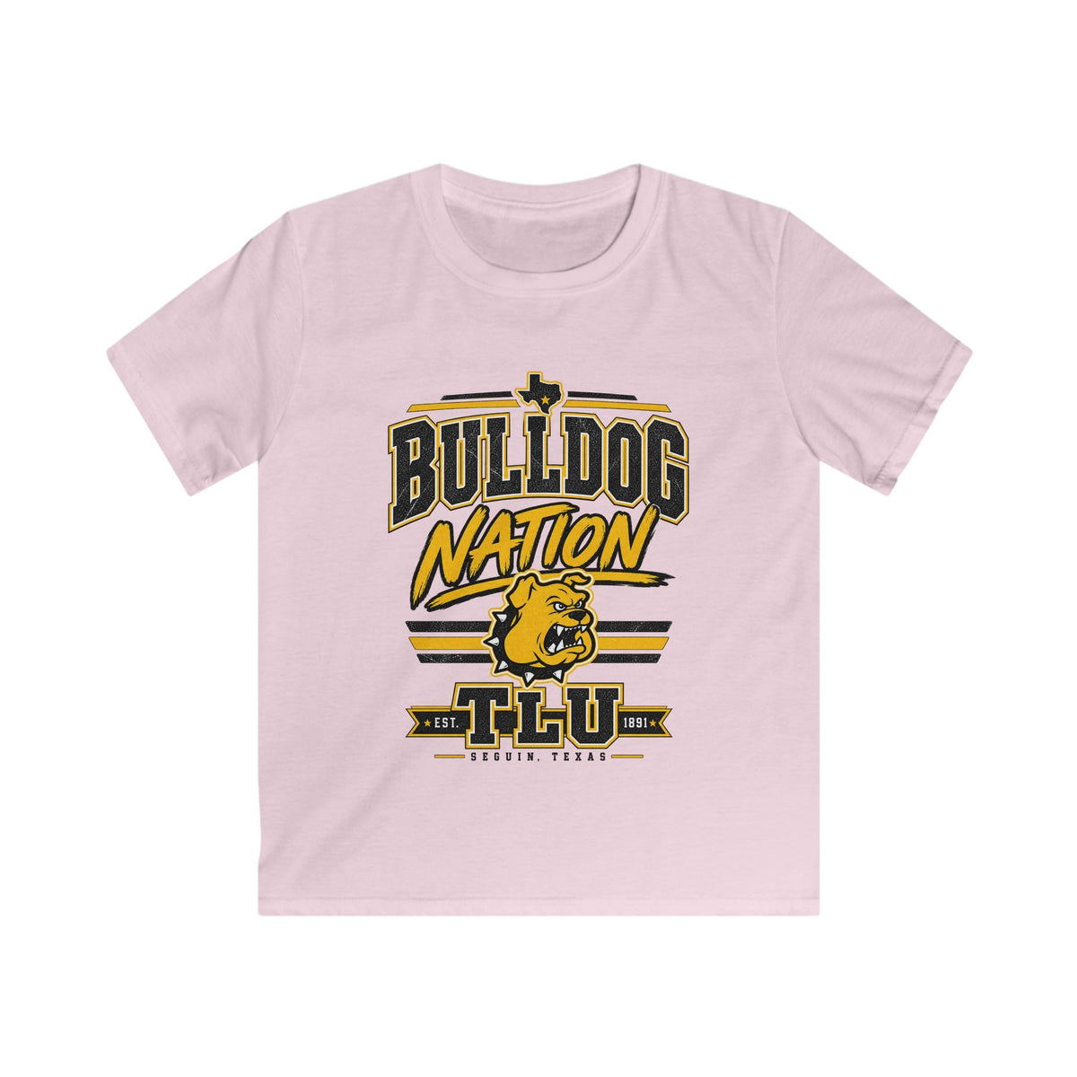 Kids Bulldog Nation Tee – Youth Bulldog Mascot School Spirit Shirt