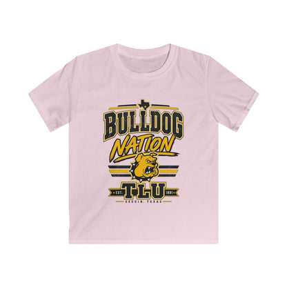 Kids Bulldog Nation Tee – Youth Bulldog Mascot School Spirit Shirt