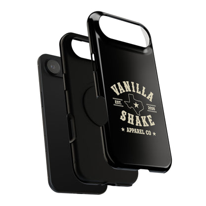 Black w/Ivory Logo lmpact-Resistant Phone Cases