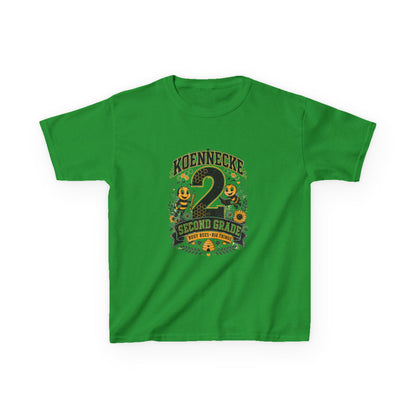 Koennecke 2 Second Grade Kids T-Shirt — Personalized Back-to-School Tee