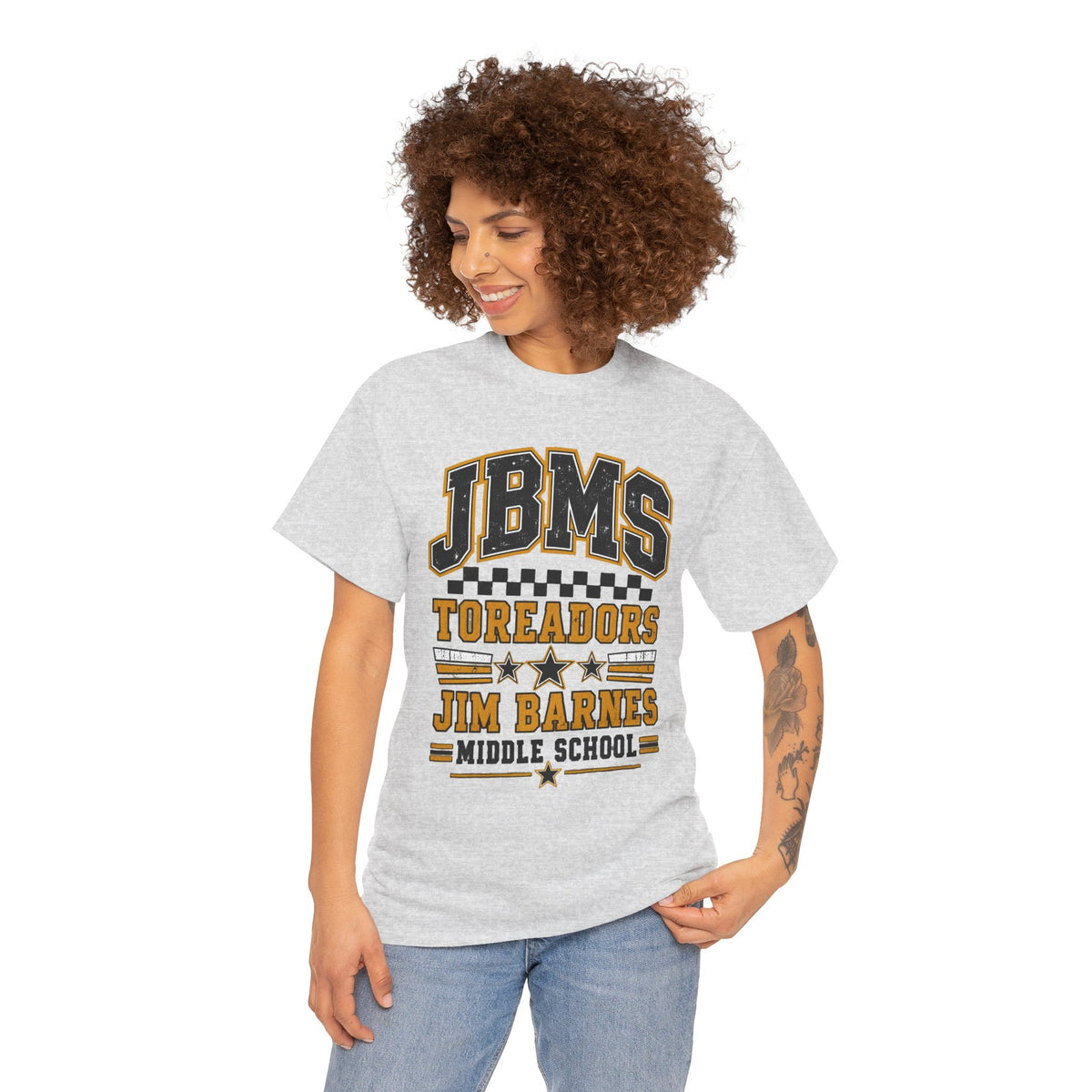 Jim Barnes Middle School Toreadors Tee — JBMS School Spirit T-Shirt