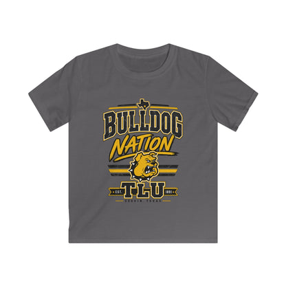 Kids Bulldog Nation Tee – Youth Bulldog Mascot School Spirit Shirt