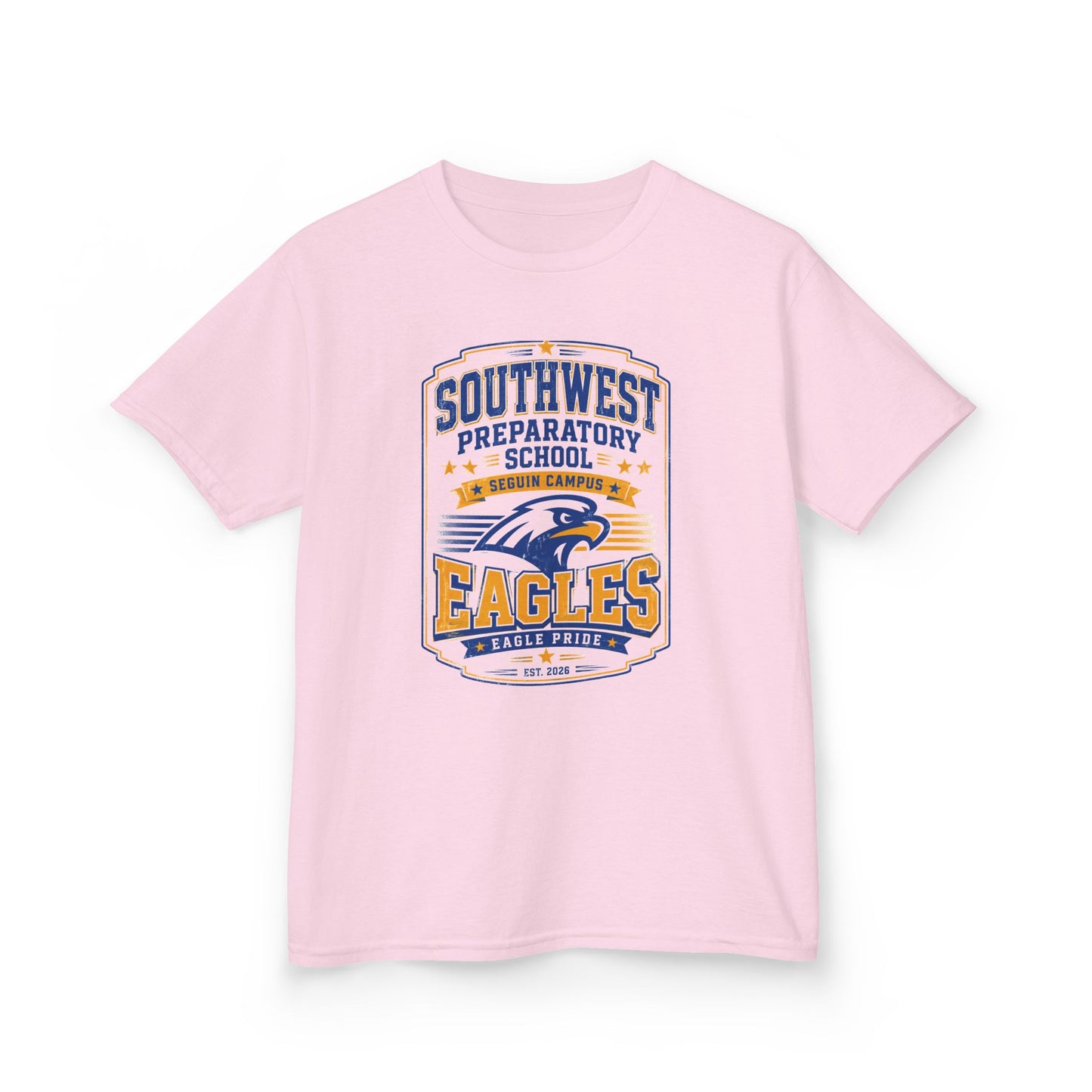 Kids T-Shirt — Southwest Preparatory School Eagles Mascot Tee