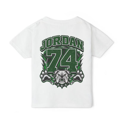 Bulldog Country Toddler T-Shirt — Marion Bulldogs Personalized Number (e.g., Jordan 74)