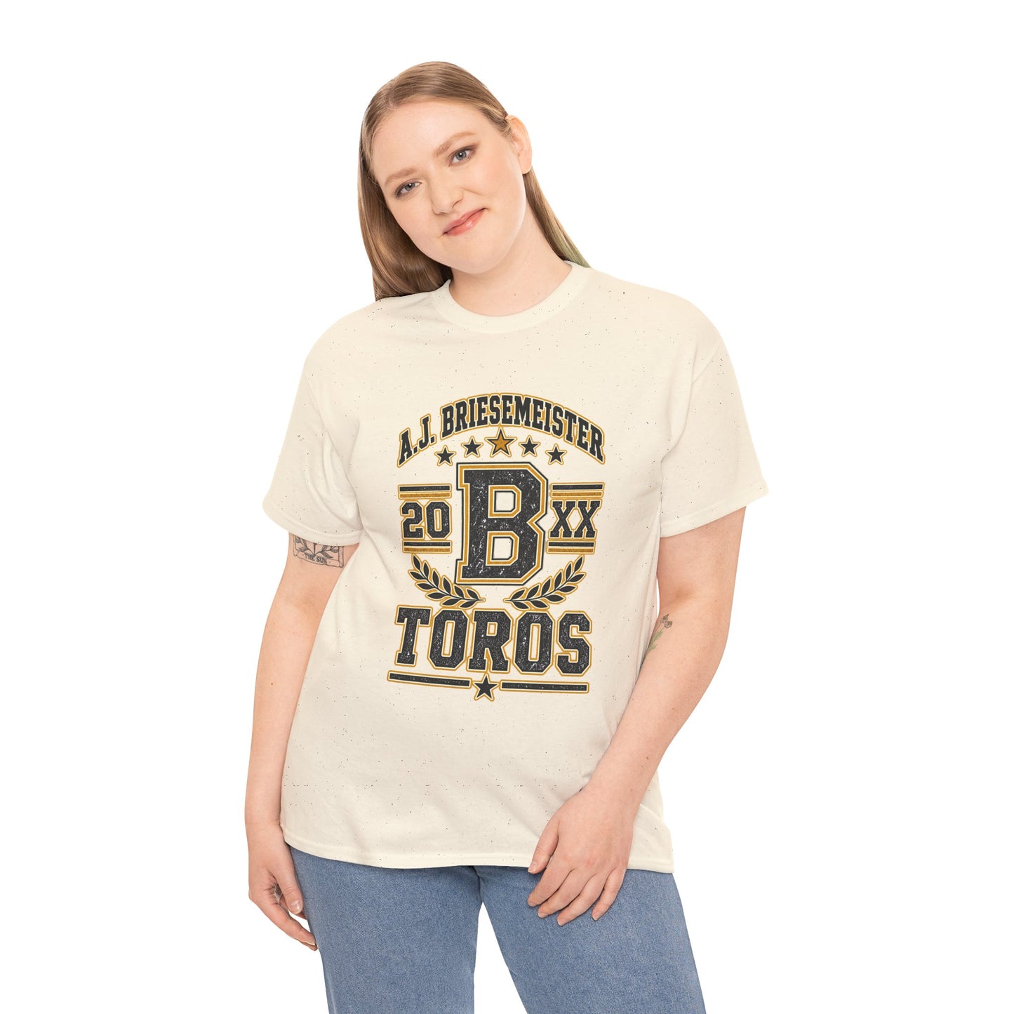 Toros Sports Crest Tee — A.J. Briesemeister Vintage Athletic Shirt