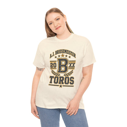 Toros Sports Crest Tee — A.J. Briesemeister Vintage Athletic Shirt