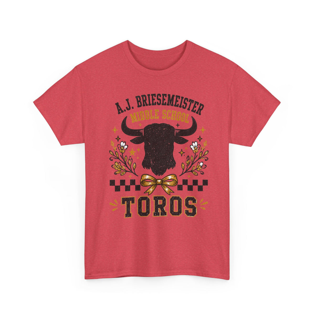 Toros Middle School Tee — A.J. Briesemeister School Spirit T-Shirt